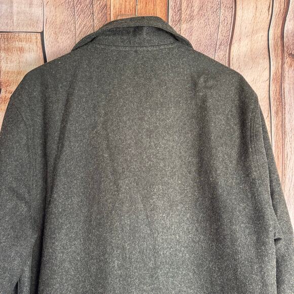 Polo Jeans Co. Ralph Lauren Jacket Wool Viscose Blend Large Dark Gray Fall Mens - Picture 5 of 9